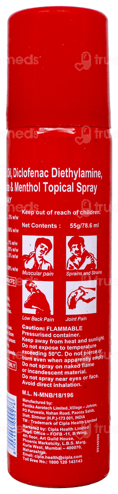 Omnigel Spray 55Gm